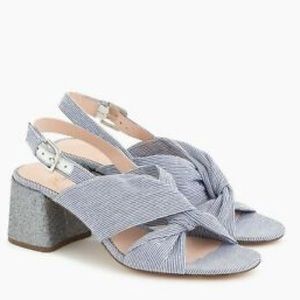 J.Crew Penny Sandal In Stripe